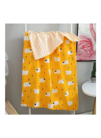 1-Piece Baby Swaddling Double-Layer Soft Blanket