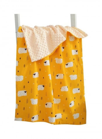 1-Piece Baby Swaddling Double-Layer Soft Blanket