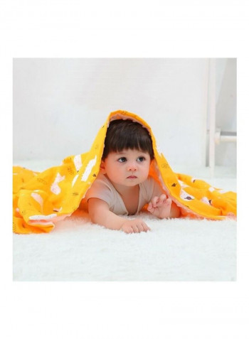 1-Piece Baby Swaddling Double-Layer Soft Blanket