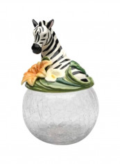 Candy Jar With Ceramic Lid White/Green/Orange 9.5inch reviews Candy Jar With Ceramic Lid White/Green/Orange 9.5inch