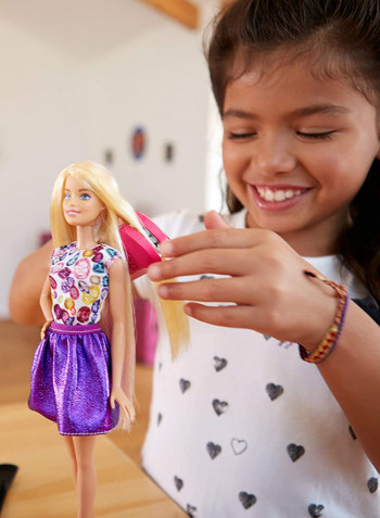 Fashion Doll With Crimps And Curls Playset
