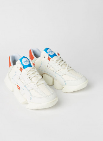 Garvey Leather Sneakers White