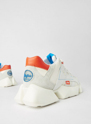 Garvey Leather Sneakers White