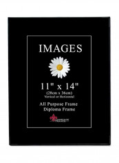 Decorative Plastic Picture Frame Black 11x14inch