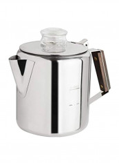 Stainless Steel Coffee Percolator Silver/Clear/Brown 4.8x8x6.25inch reviews Stainless Steel Coffee Percolator Silver/Clear/Brown 4.8x8x6.25inch
