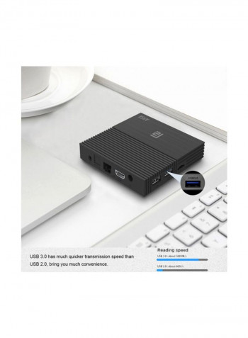4K Ultra HD Smart Android TV Box With Remote Control A95X F2 Black