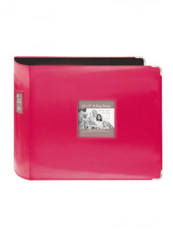 Family Memory Album Bright Pink 3.5x15.6x13.1inch