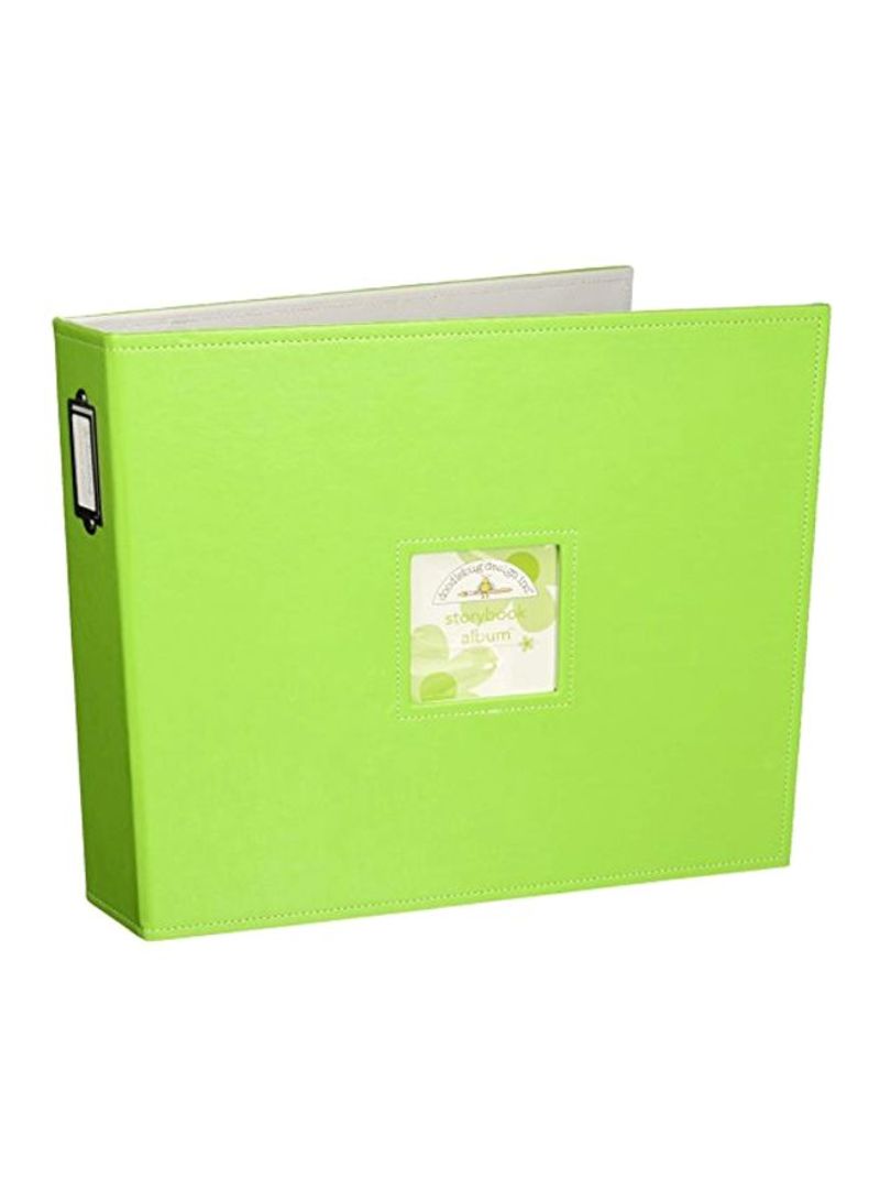 Limeade Storybook Album Green 12x12inch