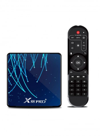 Android 9.0 Smart TV Set Top Box X88 PRO PLUS Blue