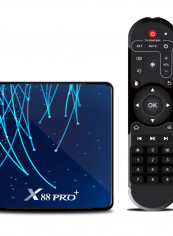X88 Pro Plus Smart Android TV Box LU-V5-553 Blue/Black