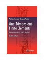 One-Dimensional Finite Elements Hardcover English by Andreas Öchsner