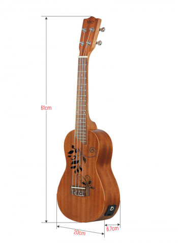 Wood Ukelele Uke Kit with LCD