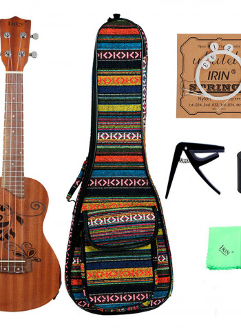 Wood Ukelele Uke Kit with LCD