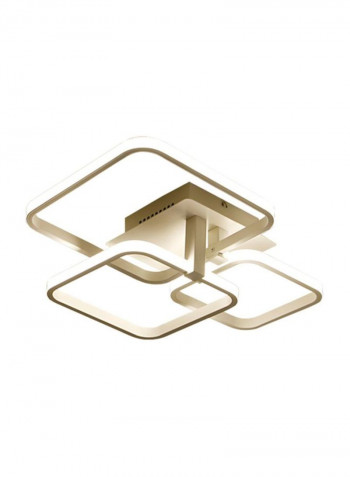 Square Shaped Modern Hanging Light White/Gold 550x510x160millimeter