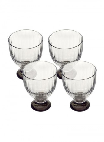4-Piece Artesano Original Gris Juice Glass Set Clear
