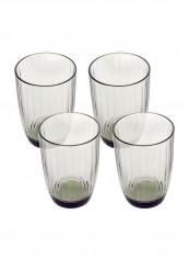 4-Piece Artesano Original Vert Tumbler Set Clear 4x0.43L