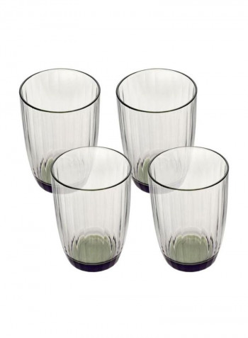 4-Piece Artesano Original Vert Tumbler Set Clear 4x0.43L
