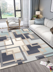 Geometric Pattern Simple Living Room Rug multicolour 120*160(W*L)cmcm