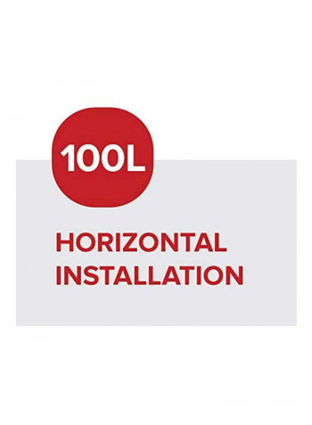 Horizontal Electric Water Heater 100L BLU-R  BLU-R 100 H White/Grey