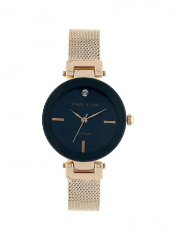 Women's Stainless Steel Analog Wrist Watch AK2472NMRG