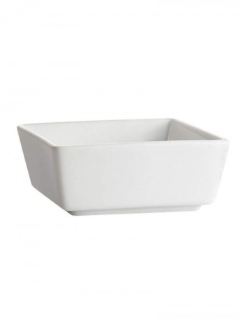 48-Piece Square Bowl Set White
