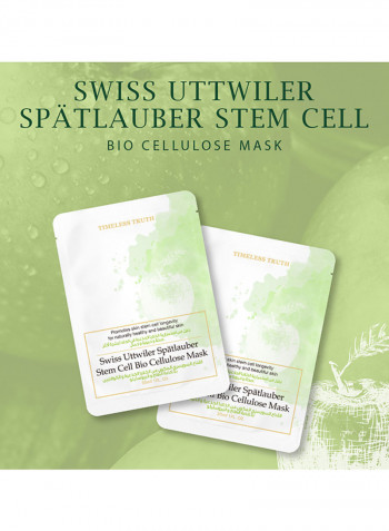 Swiss Uttwiler Spätlauber Stem Cell Bio Cellulose Mask White (5X30 ml)