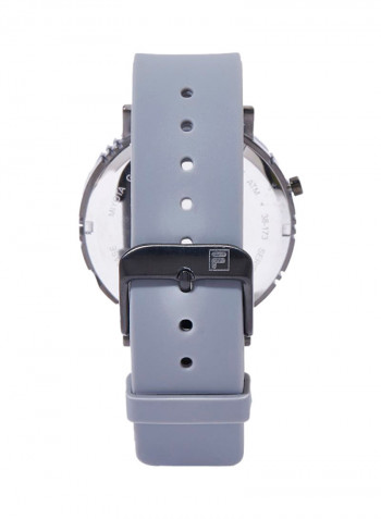 Water Resistant Silicone Analog Quartz Watch 38-173-203