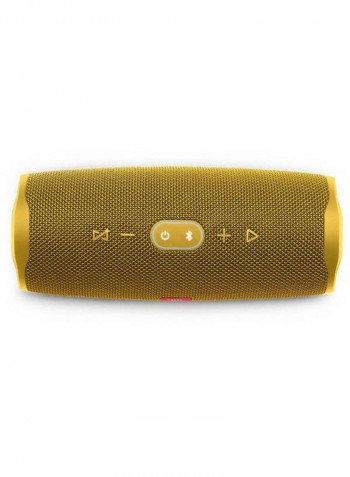Charge 4 Waterproof Bluetooth Speaker Yellow