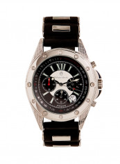 Men's Water Resistant Leather Analog Wrist Watch LC0991BWBB