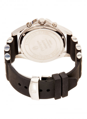 Men's Water Resistant Leather Analog Wrist Watch LC0991BWBB