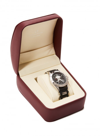 Men's Water Resistant Leather Analog Wrist Watch LC0991BWBB