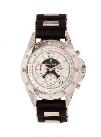 Men's Water Resistant Leather Analog Wrist Watch LC0991WWB