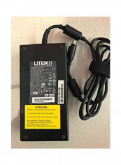 180W 4-Pin AC/DC Adapter Replacement for OEM Liteon PA-1181-02 N136 NSW22495 0500510702MS 8Z00064602 MS REV:A03 A02 E132068 Delta/MSI/ASUS/ACER/HP/Toshiba/Cybernet and More 1700 Series 1701 Black