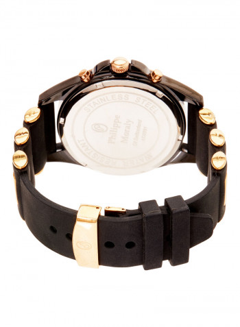 Men's Water Resistant Leather Analog Wrist Watch LC0991BRBB