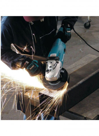 Corded Angle Grinder Blue/Black/Grey 473x250x140millimeter