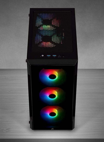 iCue 220T RGB Black Front Glass Edition