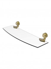 Venus Collection Dotted Accents Glass Shelf Gold/Clear 18x5inch
