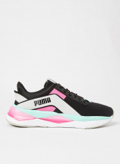 Running Low Top Sneaker Black/Gray/Violet