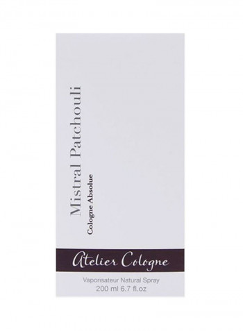Mistral Patchouli Cologne EDC 200ml