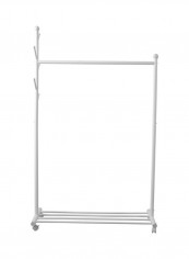 Multifunctional Clothing Rack White 86x43x170cm
