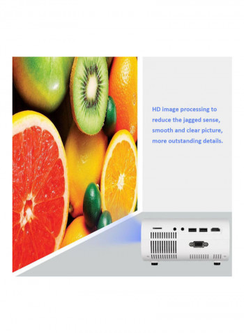 Home Theater LED Projector 1080P Android W90-B3 Black
