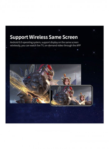 Home Theater LED Projector 1080P Android W90-B3 Black