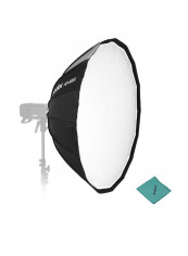 Parabolic Softbox Umbrella Mount For AD400Pro Flash Light 85centimeter Silver