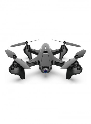 RC Drone with Camera Dual Camera Drone 4k RC Quadcopter WiFi FPV Drone Folding Drone Headless Mode One Key Return Drone with Portable Bag 2 Batteries Black 29*9*23cm