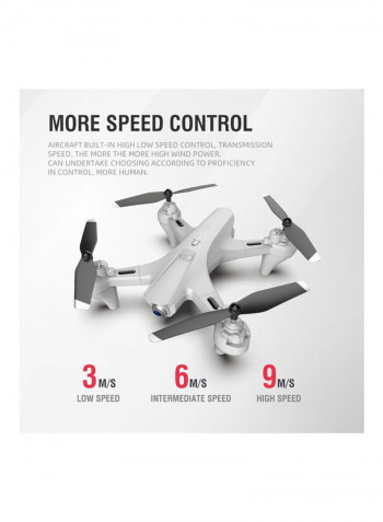 RC Drone with Camera Dual Camera Drone 4k RC Quadcopter WiFi FPV Drone Folding Drone Headless Mode One Key Return Drone with Portable Bag 2 Batteries Black 29*9*23cm