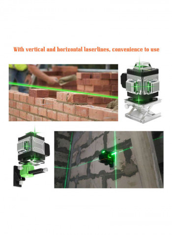 Multifunctional 16 Lines Laser Level Silver/Black
