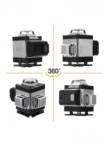 Multifunctional 16 Lines Laser Level Silver/Black