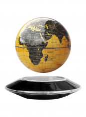 Magnetic Levitation Floating Globe With LED Circular Base Glod/Black 6inch