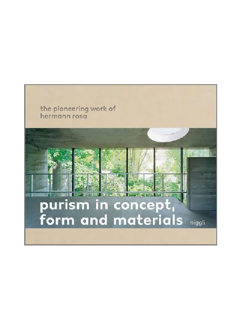 Purism In Concept, Form And Materials Hardcover