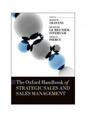 The Oxford Handbook Of Strategic Sales And Sales Management Paperback